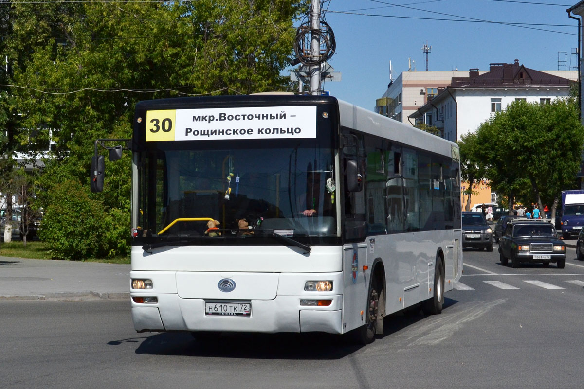 Тюменская область, Yutong ZK6118HGA № Н 610 ТК 72