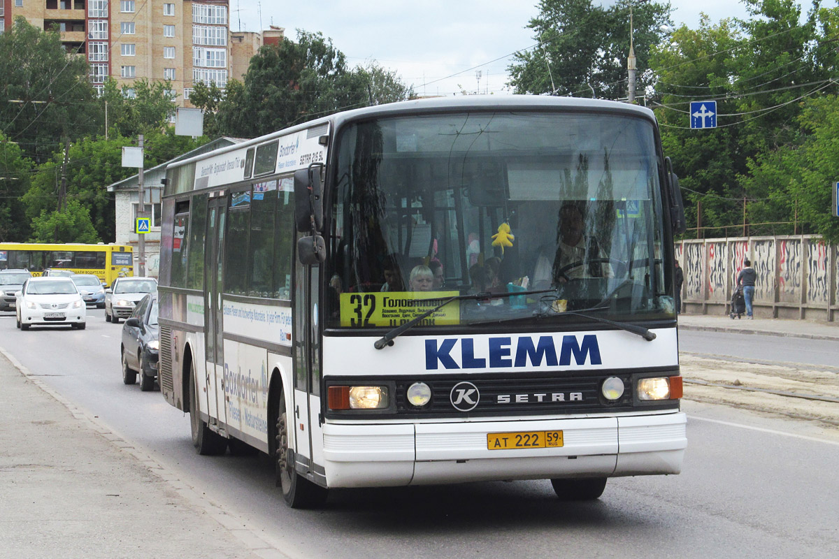 Пермский край, Setra S215NR № АТ 222 59