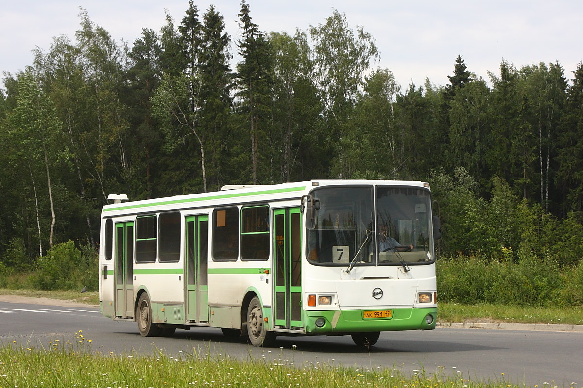 Ленинградская область, ЛиАЗ-5256.45 № 991