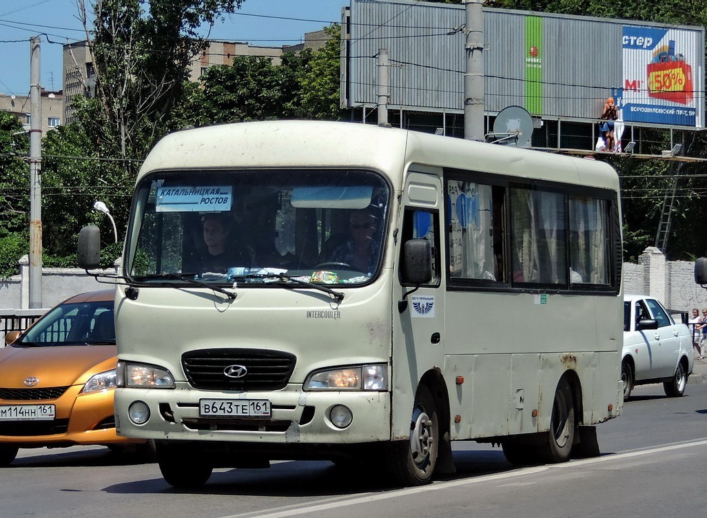 Ростовская область, Hyundai County SWB C08 (РЗГА) № В 643 ТЕ 161