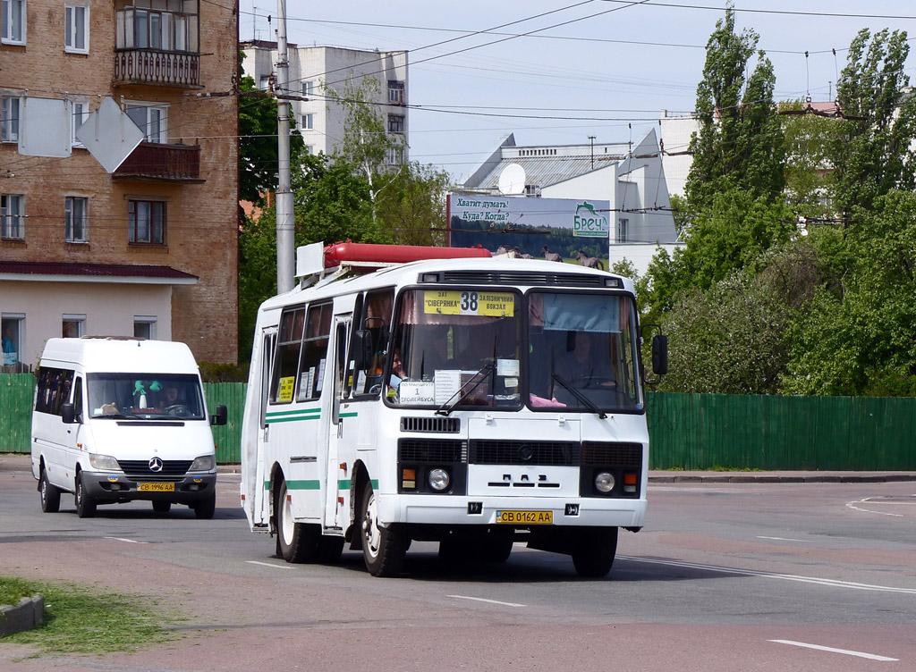 Черниговская область, Mercedes-Benz Sprinter W903 313CDI № CB 1996 AA; Черниговская область, ПАЗ-32051-110 № 214