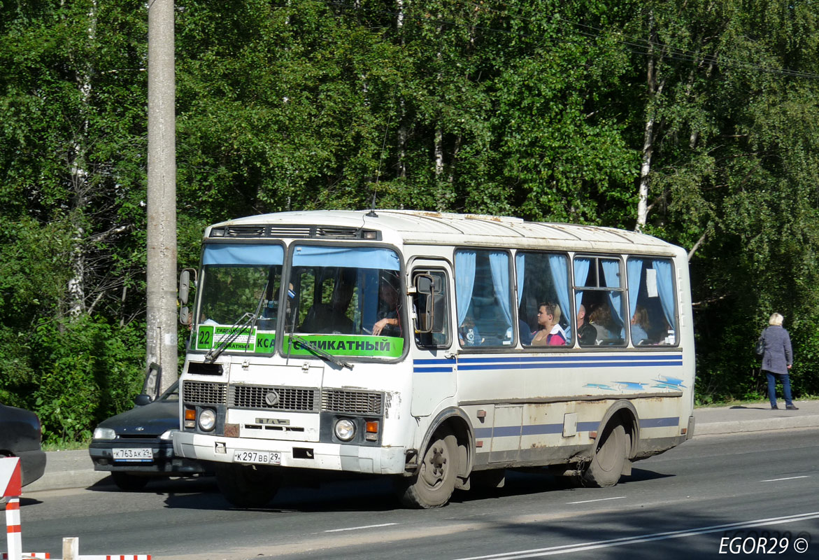 Архангельская область, ПАЗ-32054 № К 297 ВВ 29