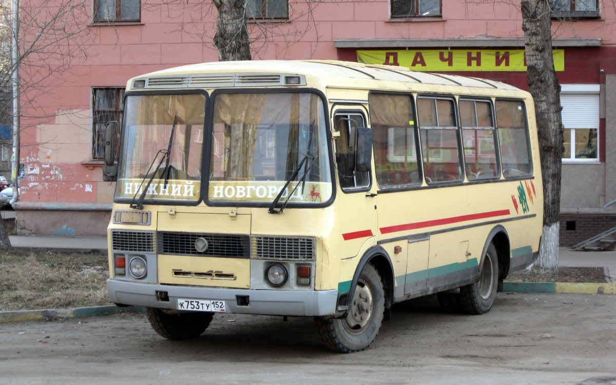 Нижегородская область, ПАЗ-32054 № К 753 ТУ 152