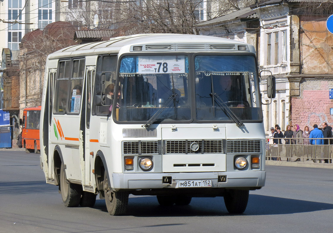 Нижегородская область, ПАЗ-32054 № М 851 АТ 152