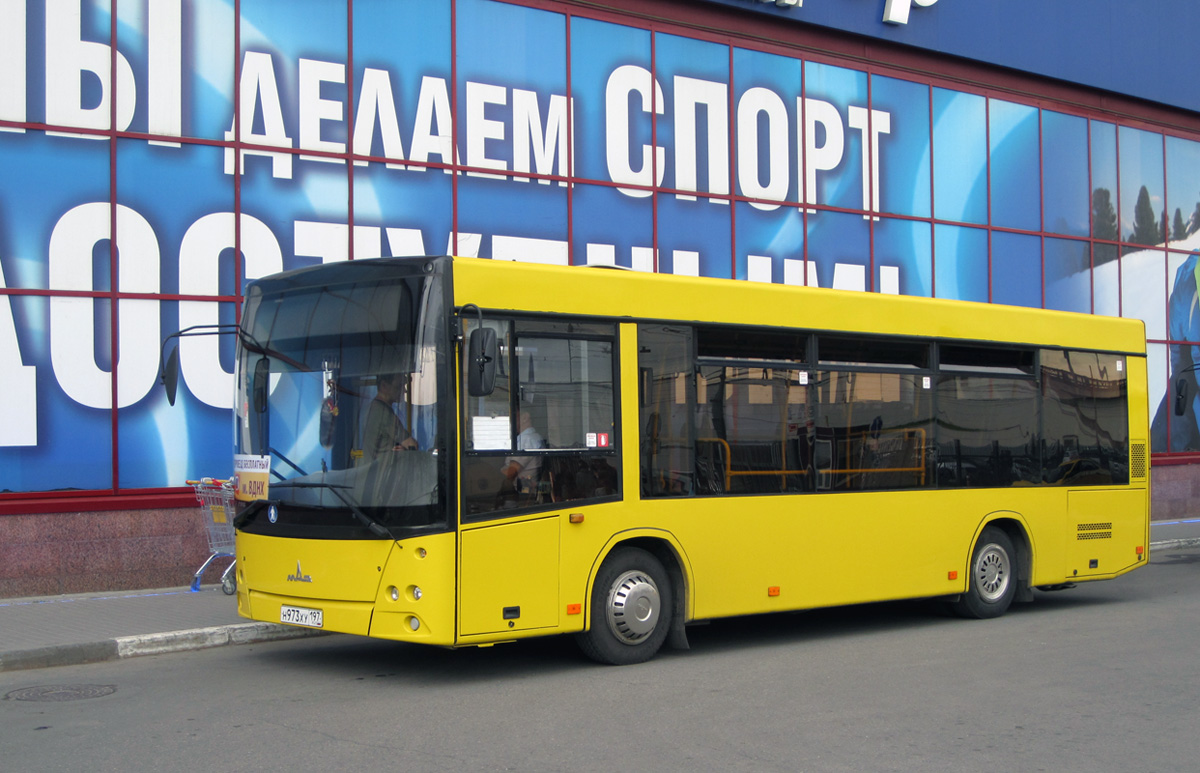 Moskau, MAZ-206.067 Nr. Н 973 ХУ 197