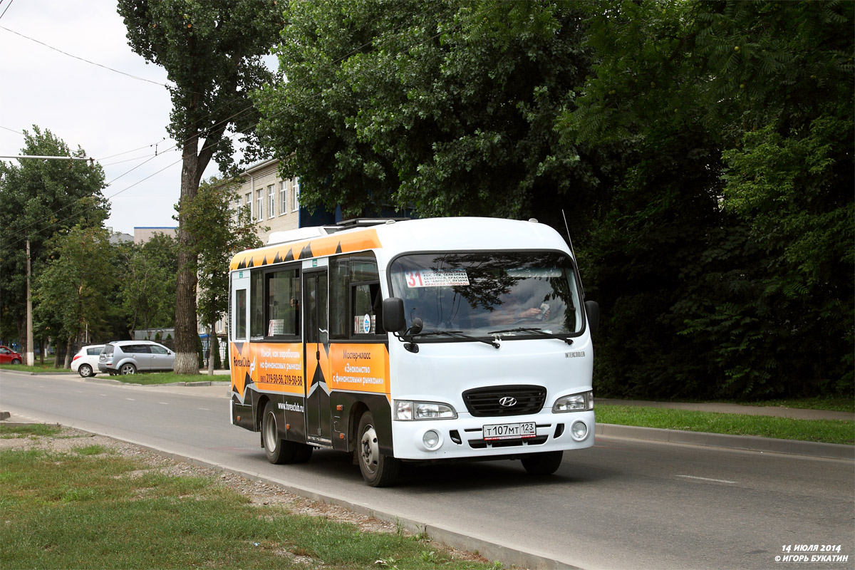 Краснодарский край, Hyundai County SWB C08 (ТагАЗ) № Т 107 МТ 123