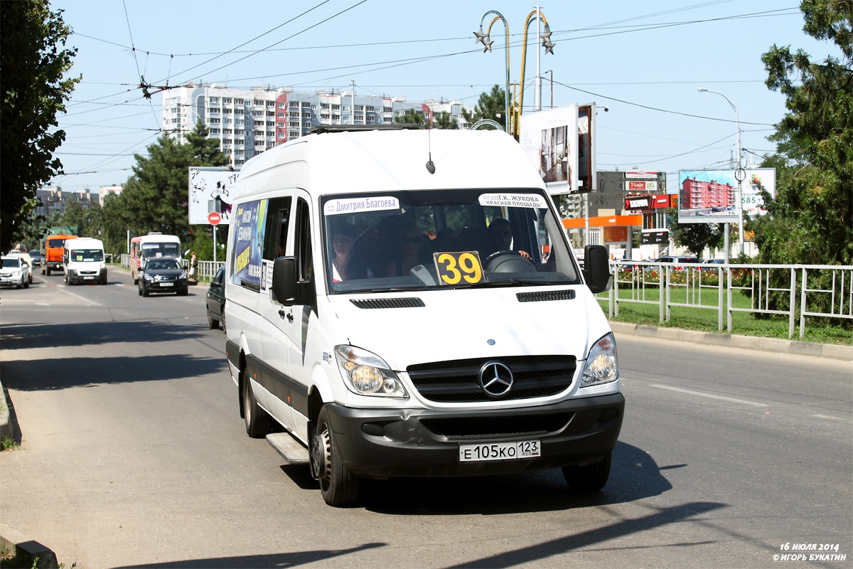 Краснодарский край, Луидор-22360C (MB Sprinter) № Е 105 КО 123