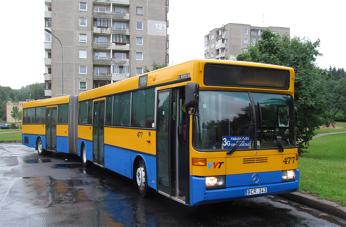 Литва, Mercedes-Benz O405G № 477