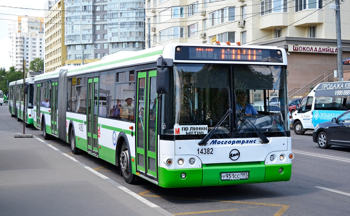 Москва, ЛиАЗ-6213.21 № 14382