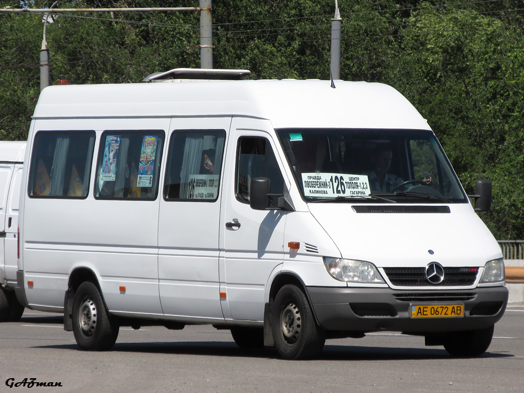 Днепропетровская область, Mercedes-Benz Sprinter W903 311CDI № AE 0672 AB