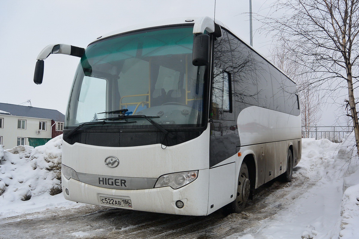 Ханты-Мансийский АО, Higer KLQ6826GQ № С 522 АВ 186