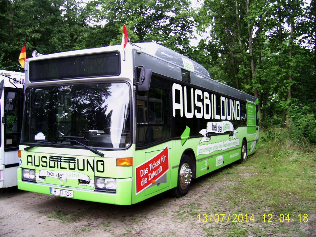 Нижняя Саксония, Mercedes-Benz O405N2 CNG № H-JT 318; Нижняя Саксония — Bustreffen Wehmingen Hannoversches Straßenbahnmuseum 13.07.2014