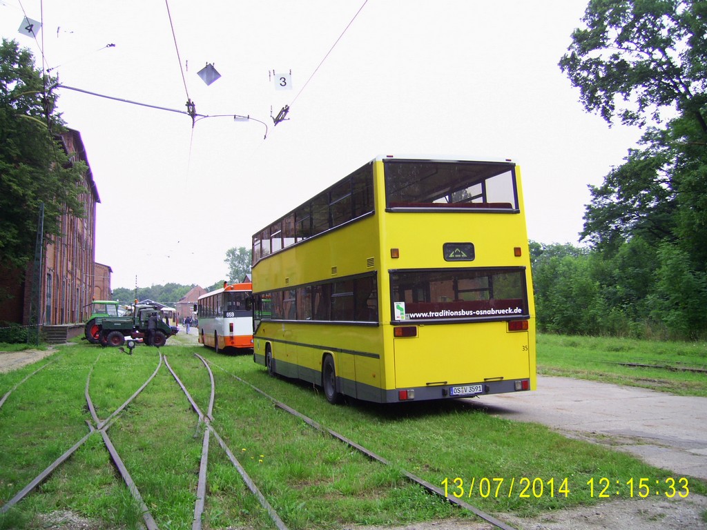 Нижняя Саксония, MAN 592 SD202 (Waggon Union) № 379; Нижняя Саксония — Bustreffen Wehmingen Hannoversches Straßenbahnmuseum 13.07.2014