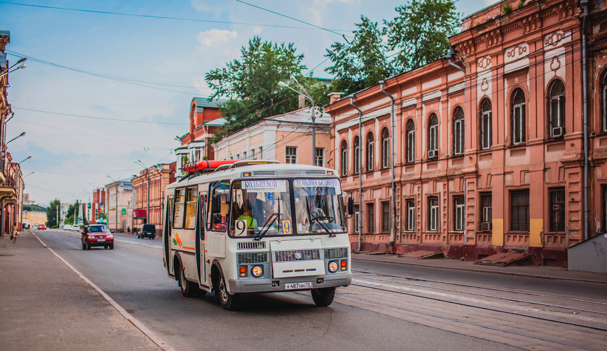 Томская область, ПАЗ-32054 № К 487 НН 70