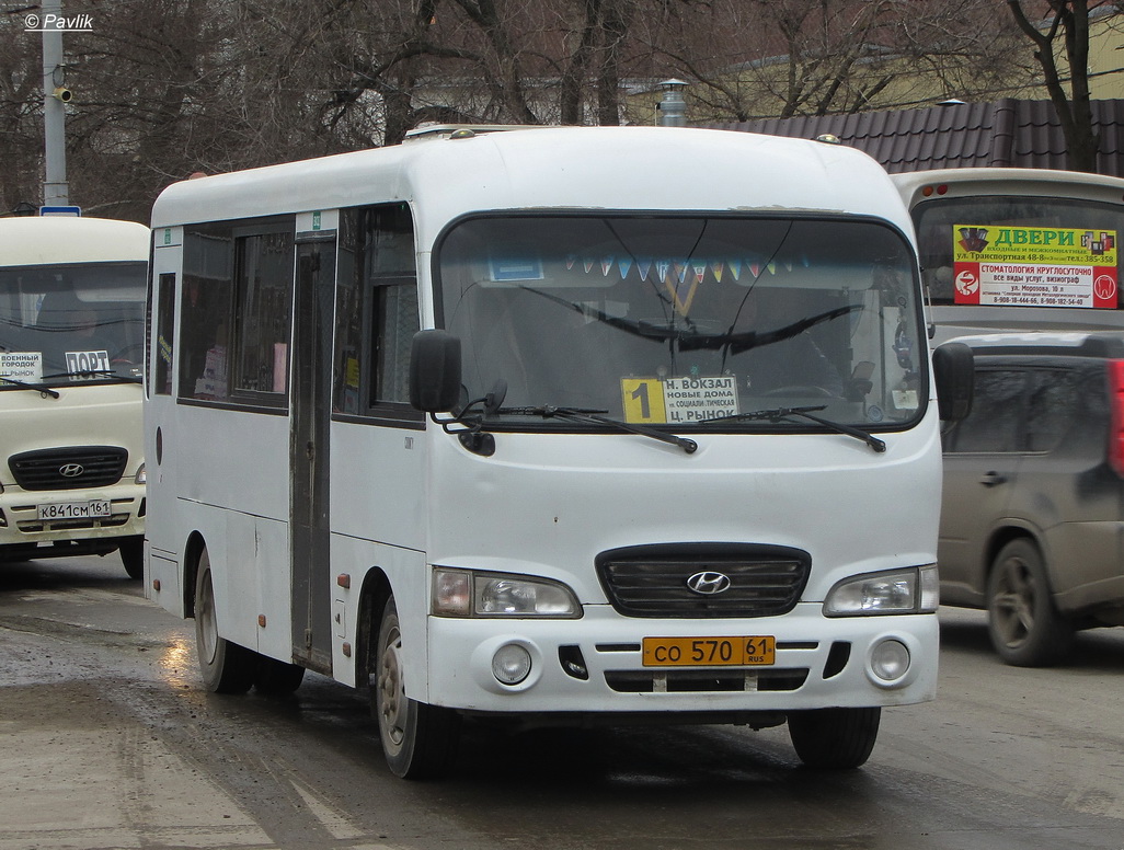 Ростовская область, Hyundai County LWB C10 (ТагАЗ) № СО 570 61