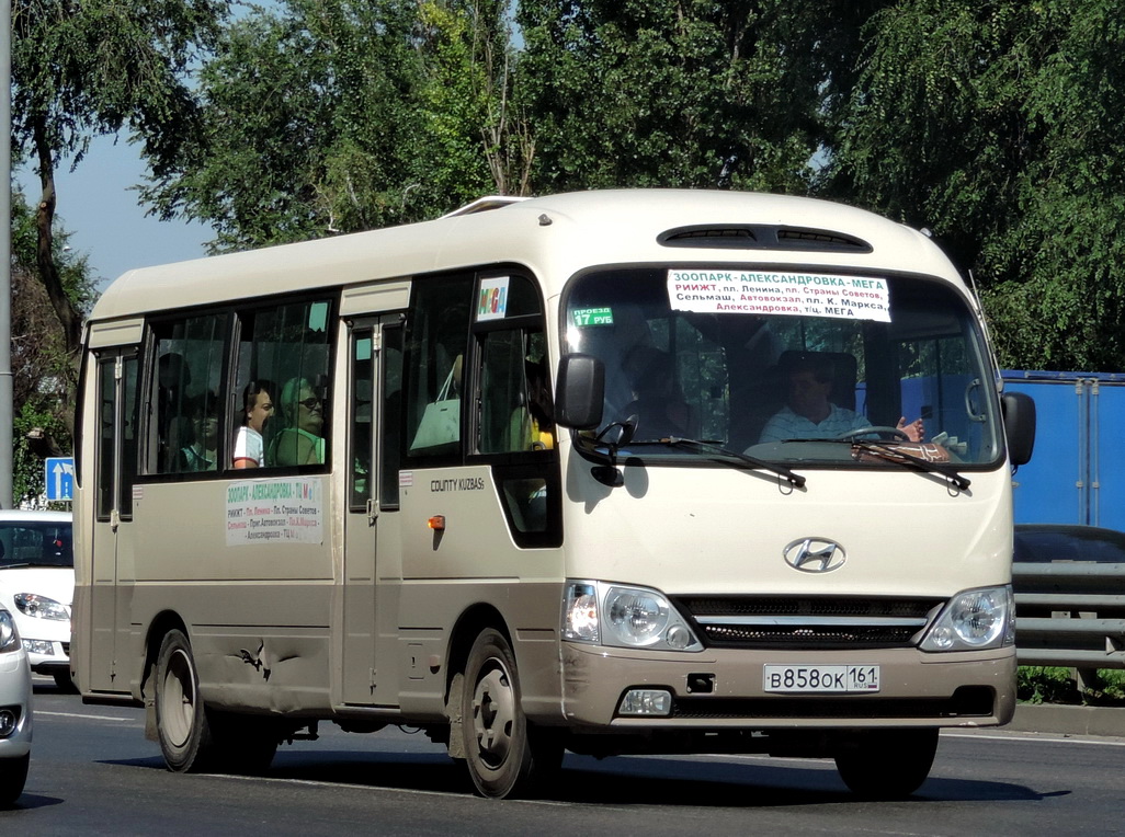 Ростовская область, Hyundai County Kuzbass № В 858 ОК 161