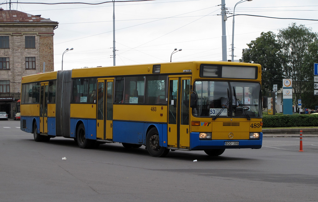 Литва, Mercedes-Benz O405G № 483