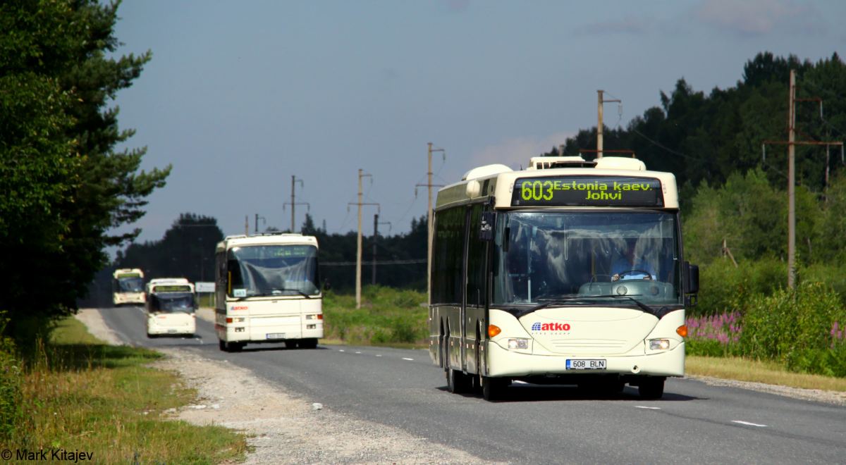 Эстония, Scania OmniLink I № 608 BLN; Эстония — Ida-Virumaa — Автобусные станции, конечные остановки, площадки, парки, разное