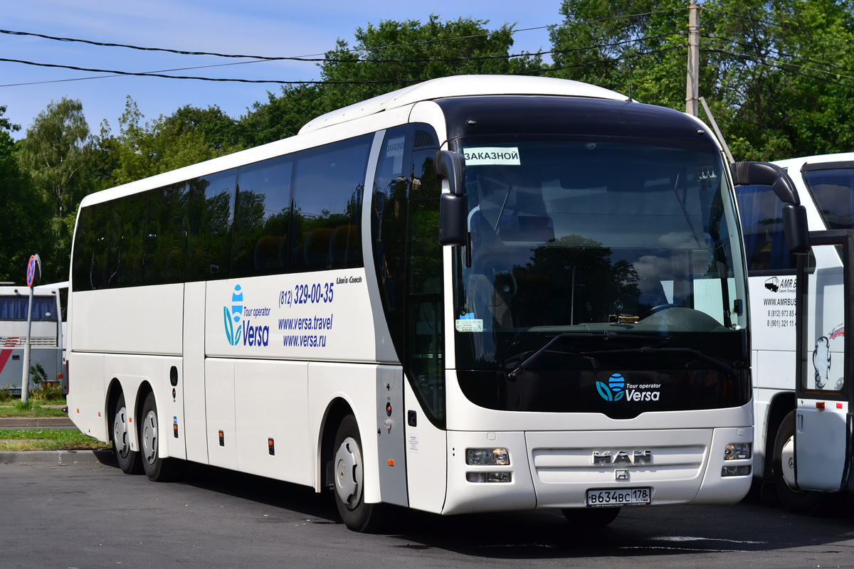 Санкт-Петербург, MAN R08 Lion's Coach L RHC444 L № В 634 ВС 178