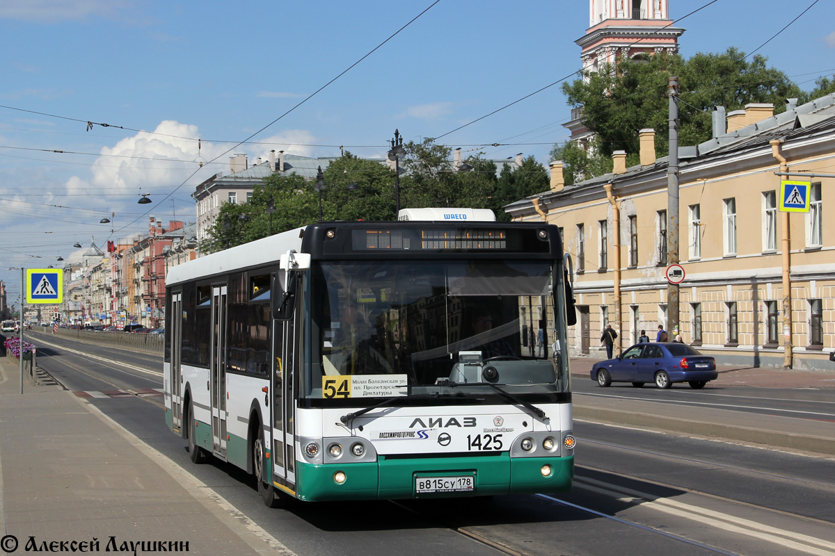 Санкт-Петербург, ЛиАЗ-5292.60 № 1425