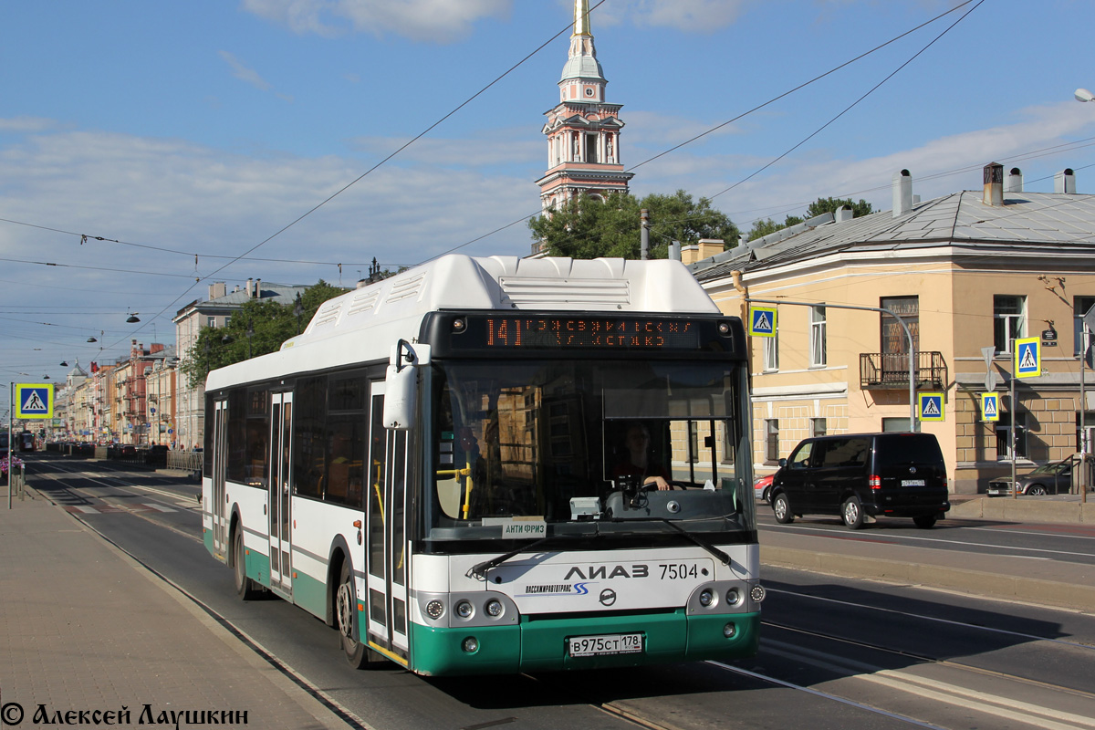 Санкт-Петербург, ЛиАЗ-5292.71 № 7504