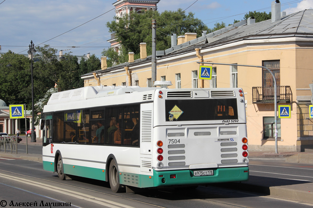 Санкт-Петербург, ЛиАЗ-5292.71 № 7504