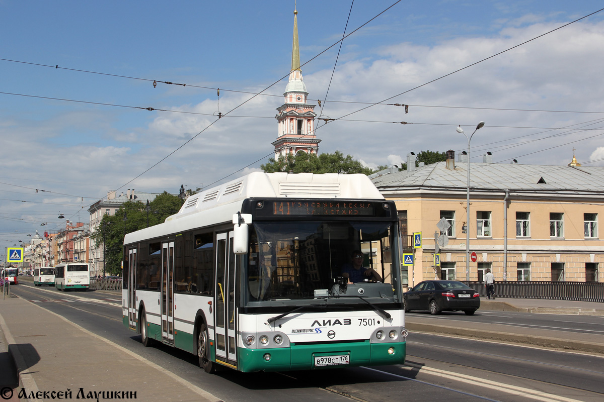 Санкт-Петербург, ЛиАЗ-5292.71 № 7501