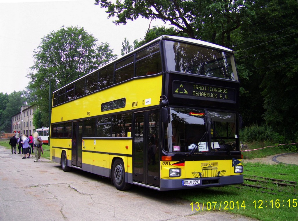 Нижняя Саксония, MAN 592 SD202 (Waggon Union) № 379; Нижняя Саксония — Bustreffen Wehmingen Hannoversches Straßenbahnmuseum 13.07.2014