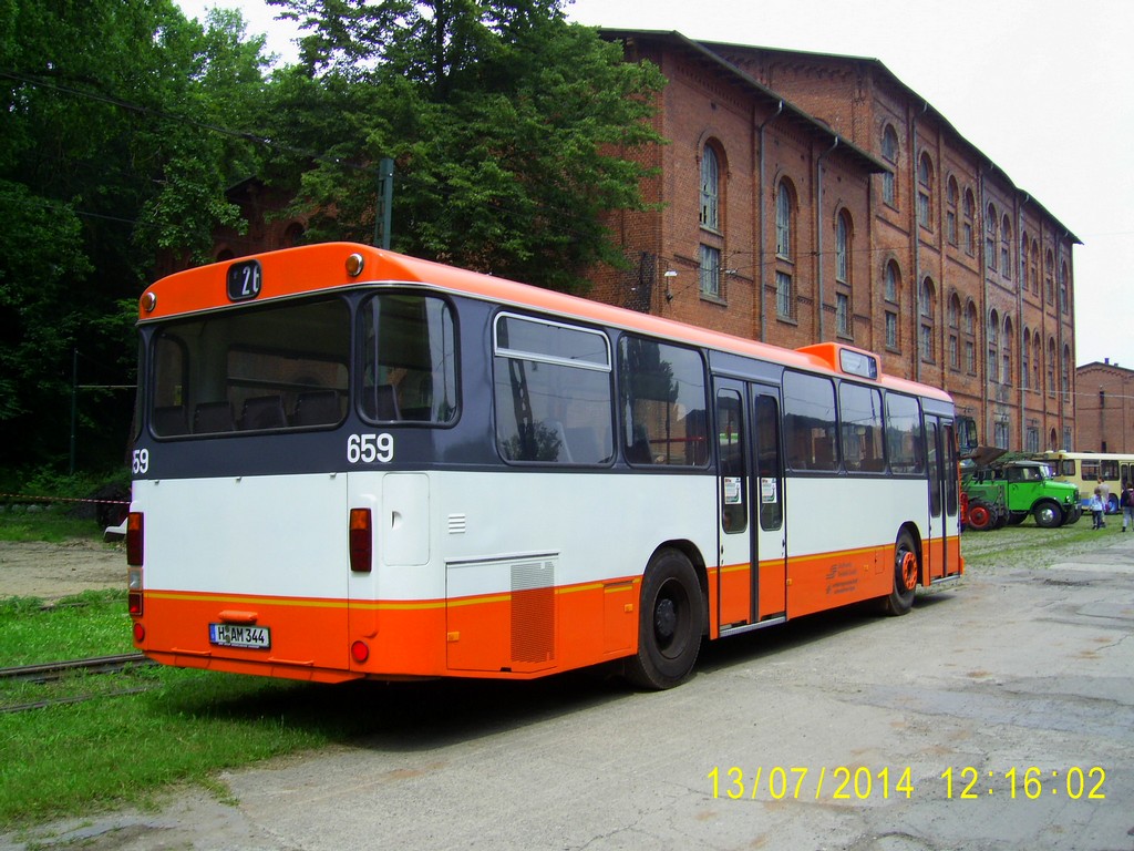 Нижняя Саксония, MAN 192 SL200 № H-AM 344; Нижняя Саксония — Bustreffen Wehmingen Hannoversches Straßenbahnmuseum 13.07.2014