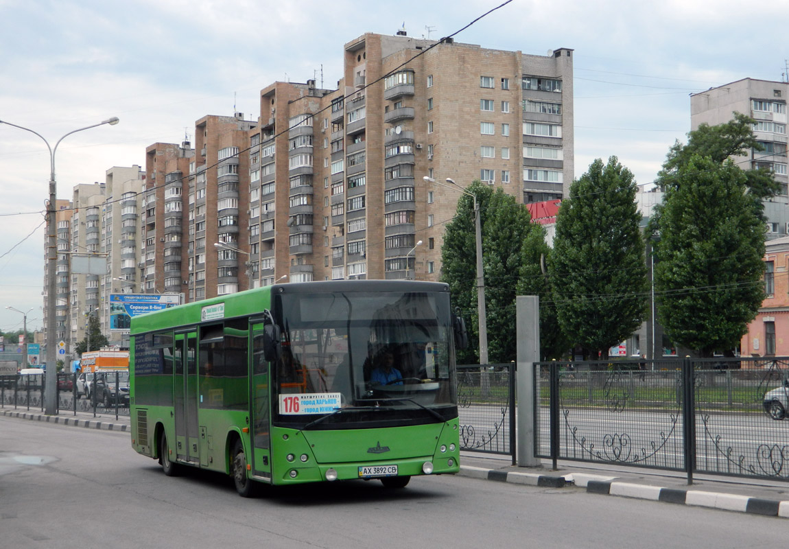 Kharkov region, MAZ-206.060 № AX 3892 CB