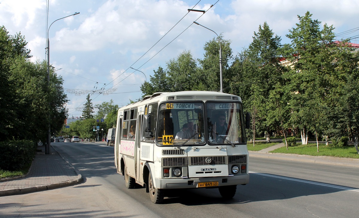 Томская область, ПАЗ-32054 № АА 641 70