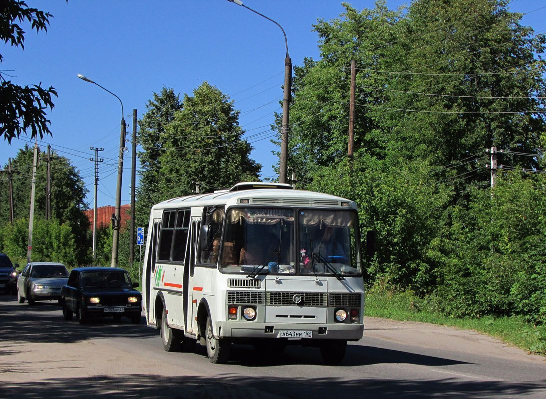 Нижегородская область, ПАЗ-32054 № А 643 РМ 152