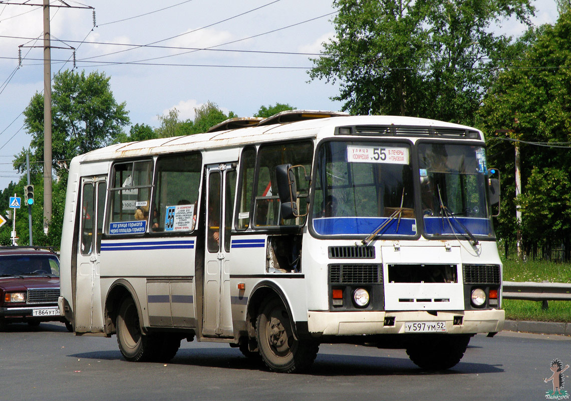 Нижегородская область, ПАЗ-32054 № У 597 УМ 52