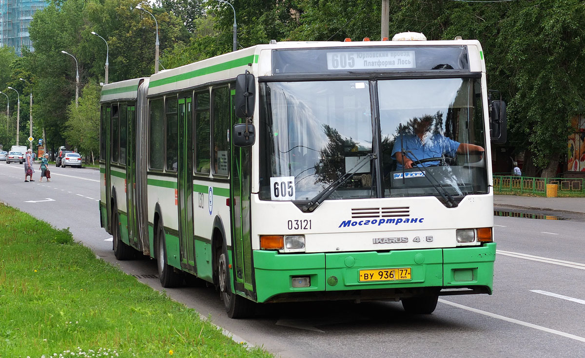 Москва, Ikarus 435.17 № 03121