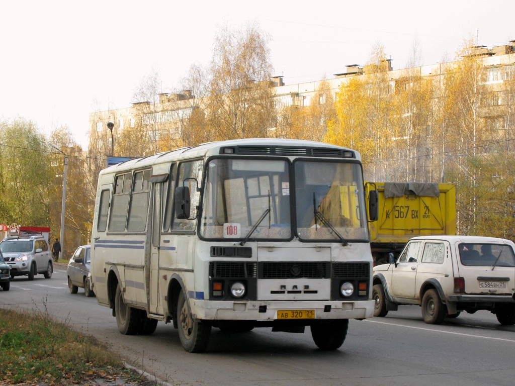 Чувашия, ПАЗ-3205-110 № 313