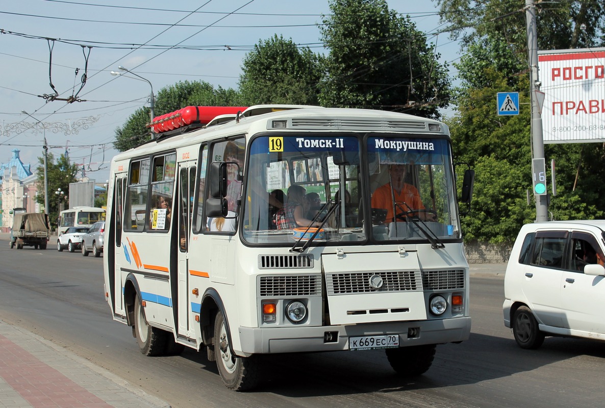 Томская область, ПАЗ-32054 № К 669 ЕС 70