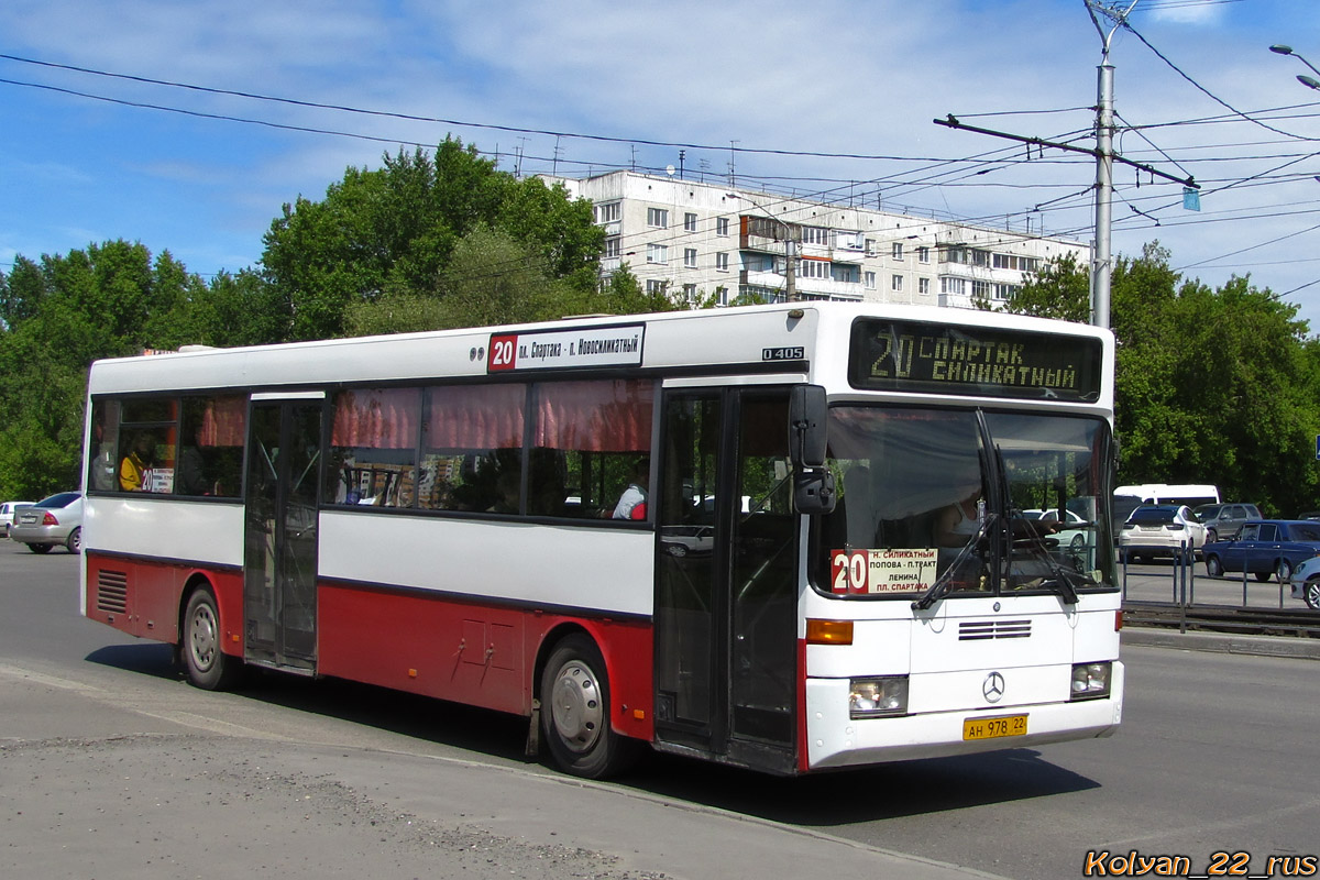 Алтайский край, Mercedes-Benz O405 № АН 978 22