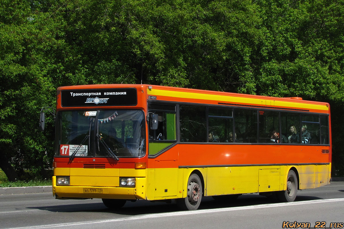 Алтайский край, Mercedes-Benz O405 № АО 599 22