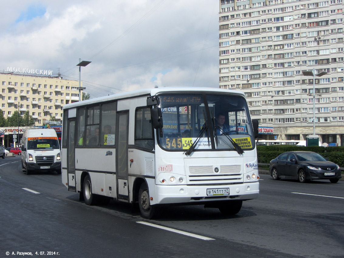 Санкт-Петербург, ПАЗ-320402-05 № В 141 ТТ 47