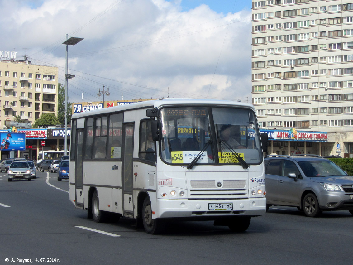 Санкт-Петербург, ПАЗ-320402-05 № В 145 ТТ 47