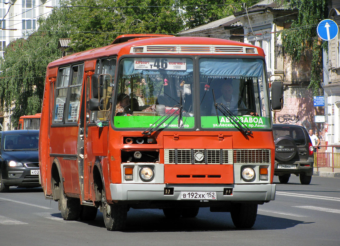 Ніжагародская вобласць, ПАЗ-32054 № В 192 ХК 152