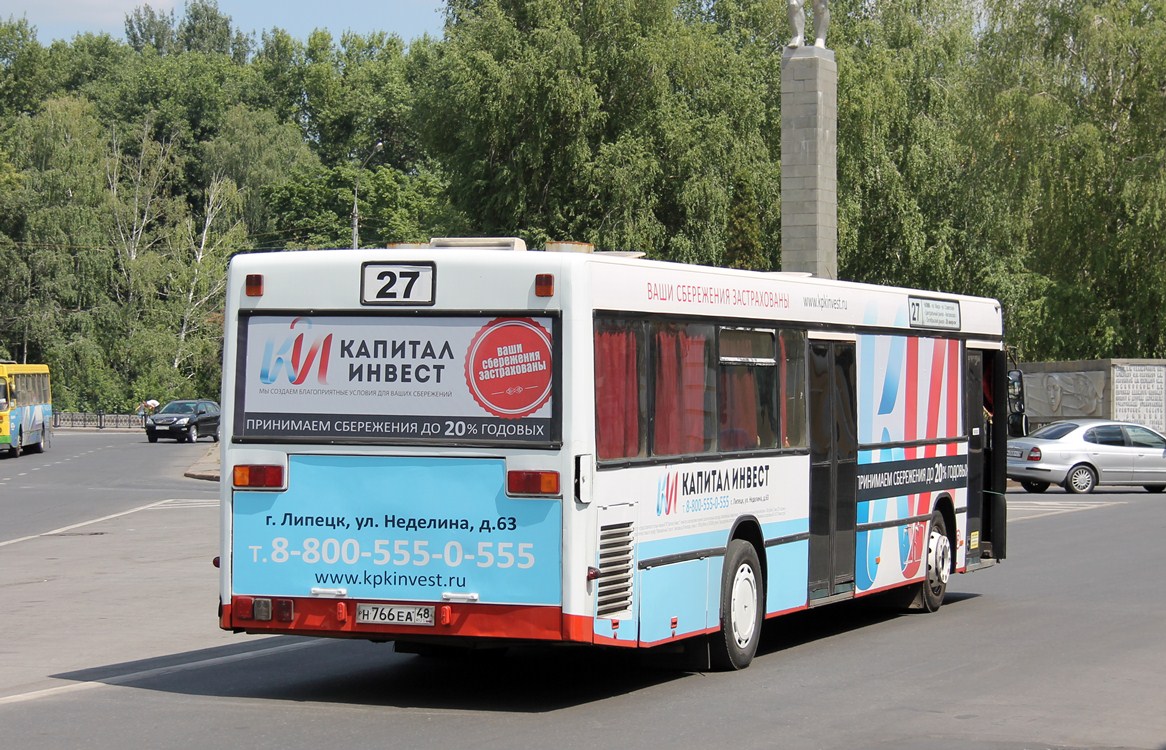 Lipetsk region, Mercedes-Benz O405N # Н 766 ЕА 48
