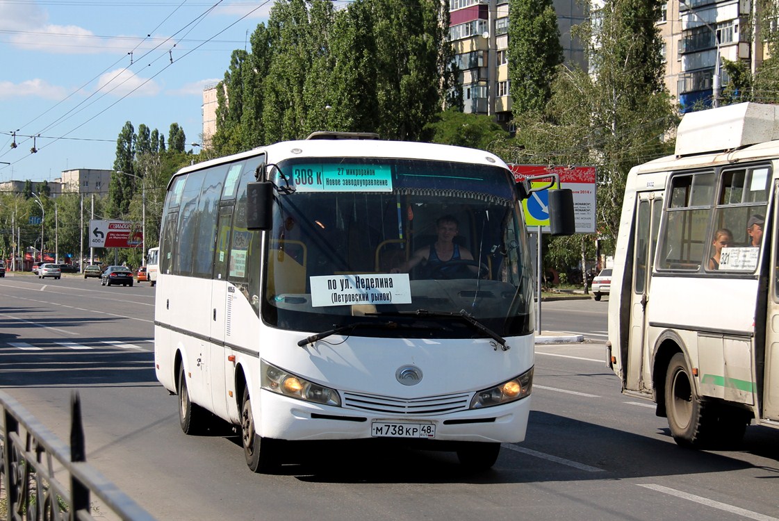 Липецкая область, Yutong ZK6737D № М 738 КР 48