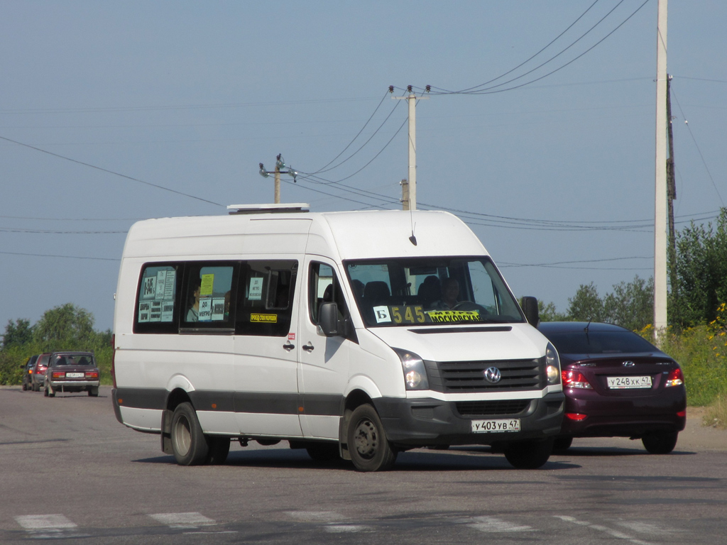 Санкт-Петербург, Volkswagen Crafter № У 403 УВ 47