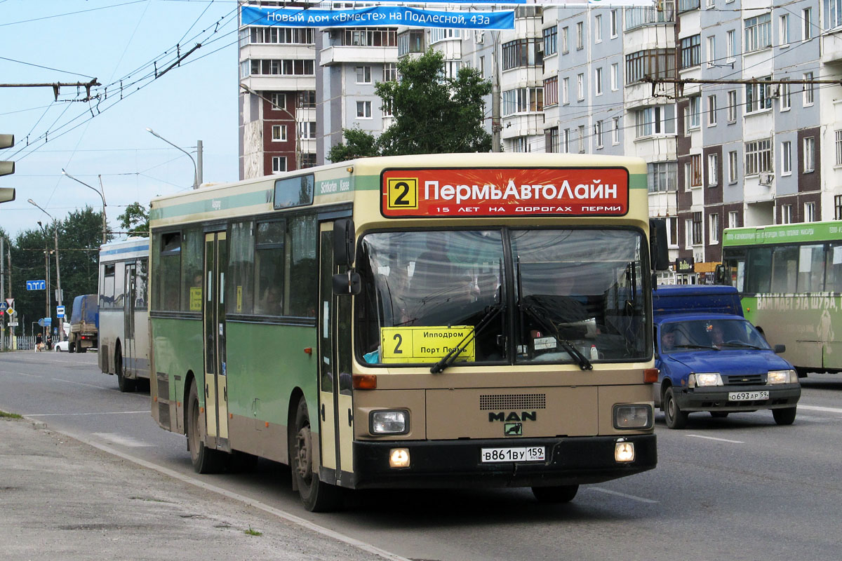 Perm region, MAN 791 SL202 Nr. В 861 ВУ 159