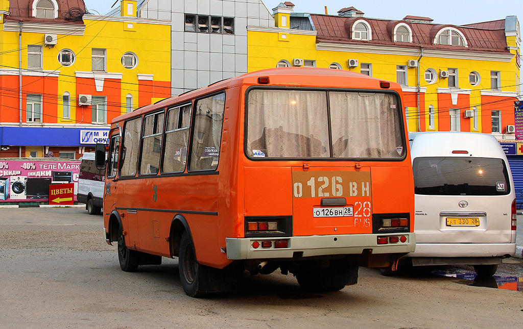 Амурская область, ПАЗ-32053 № 3