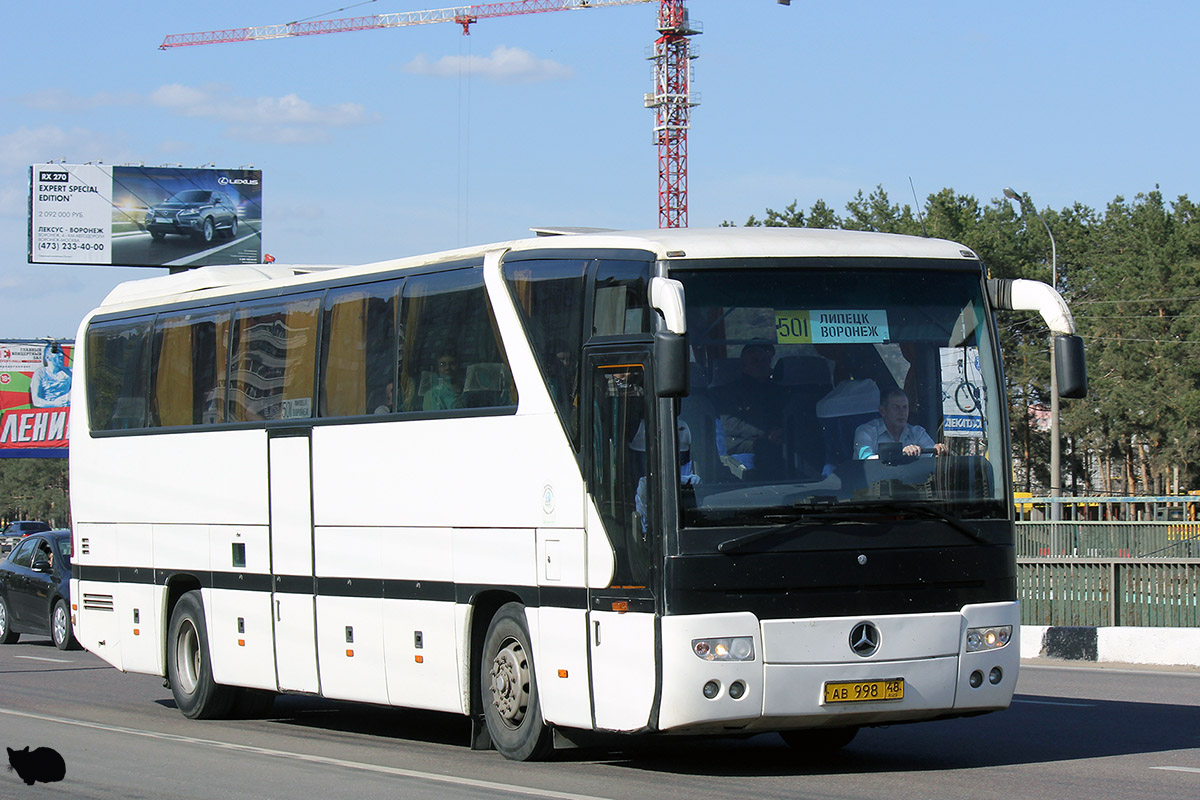 Липецкая область, Mercedes-Benz O350-15RHD Tourismo № АВ 998 48