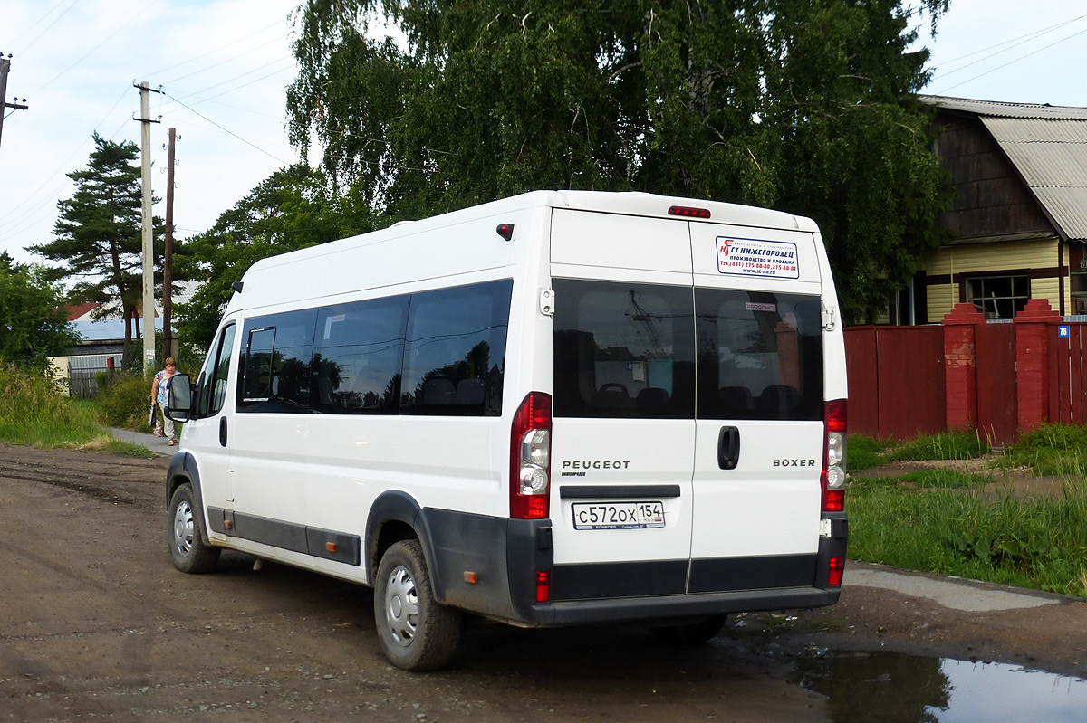 Новосибирская область, Нижегородец-2227SK (Peugeot Boxer) № С 572 ОХ 154