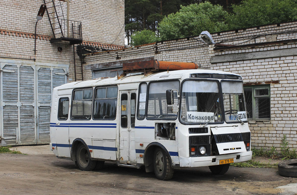 Тверская область, ПАЗ-3205-110 № АВ 378 69