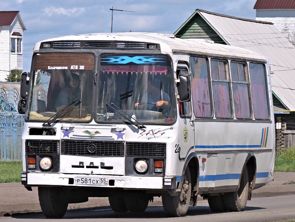 Омская область, ПАЗ-3205 (00) № 22